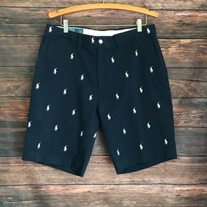 Polo Ralph Lauren Mens Deep Blue Logo cotton Short size 35